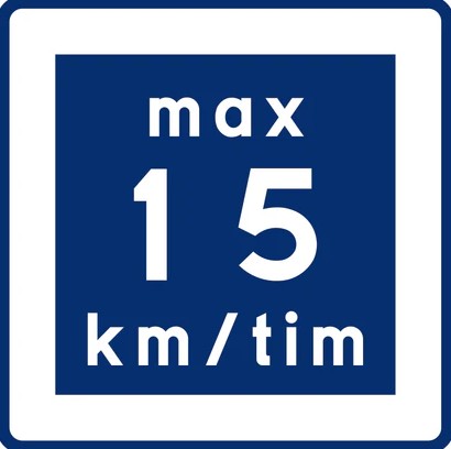 hastighet 15 km